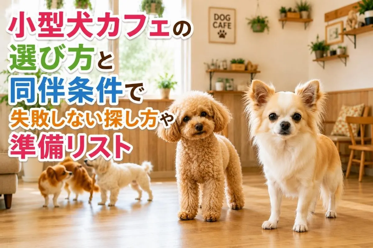 小型犬カフェの選び方と同伴条件で失敗しない探し方や準備リスト