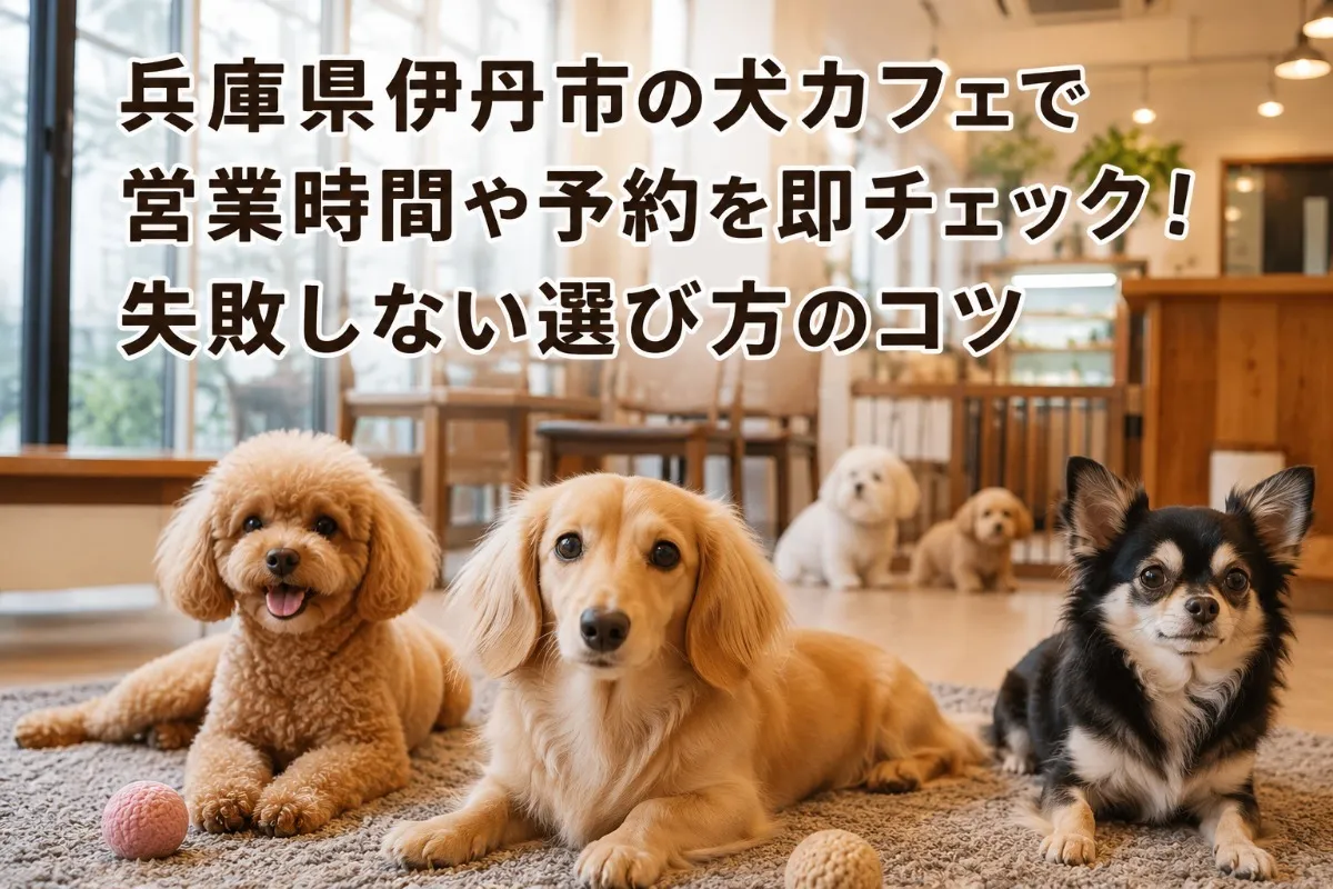 兵庫県伊丹市の犬カフェで営業時間や予約を即チェック！失敗しない選び方のコツ
