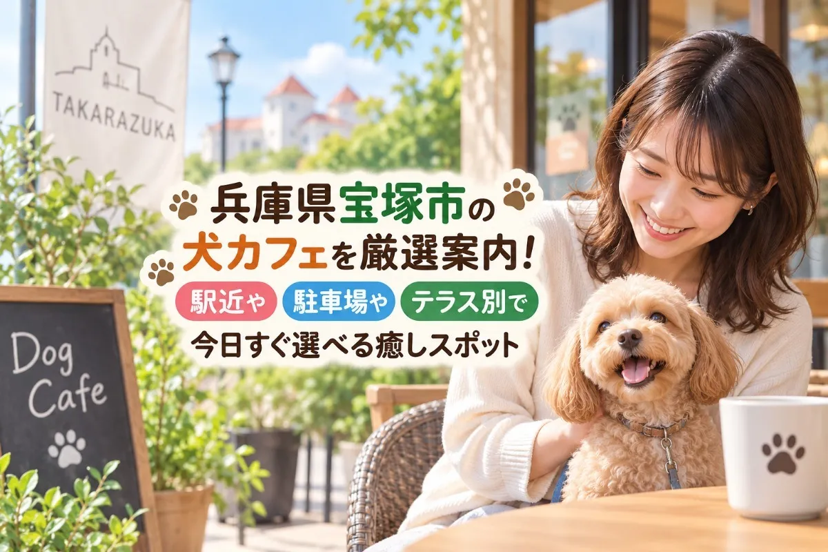 兵庫県宝塚市の犬カフェを厳選案内！駅近や駐車場やテラス別で今日すぐ選べる癒しスポット